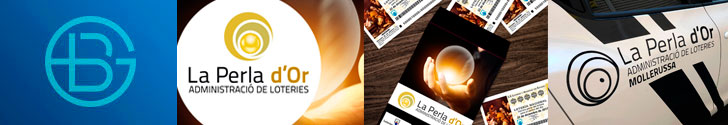 Diseño de Branding para Administración de Loterias, La Perla d'Or