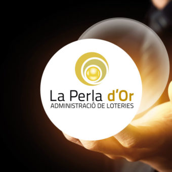 Diseño de logotipo para la administración de loterias la Perla d'Or