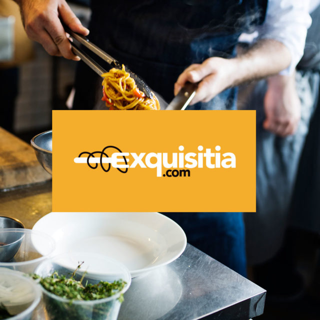 Diseño de marca para Exquisitia Magazine Gourmet online